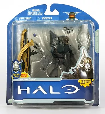 Halo 3 Mcfarlane Toys Grunt Spec Ops W/ Fuel Rod Gun NIB Re-Glued Card • £44.99