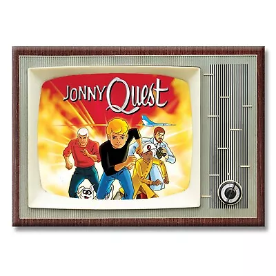 $8.99 • Buy JONNY QUEST TV Cartoon Classic TV 3.5   X 2.5   Steel Cased FRIDGE MAGNET