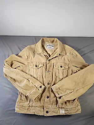 Vintage Abercrombie And Fitch Jacket Tan Corduroy Preppy • $29.95