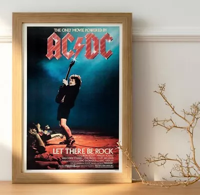 ACDC AC/DC Let There Be Rock Movie Concert Tour Poster 36 X24  Promo Print • £8.99