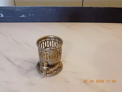 Vintage Small Metal With Cherub Candle Holder • $6.99