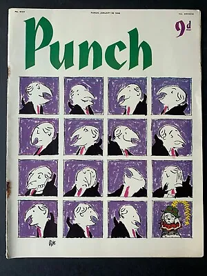 Quentin Blake PUNCH MAGAZINE January 22 1958 Ronald Searle Eric Fraser • £10