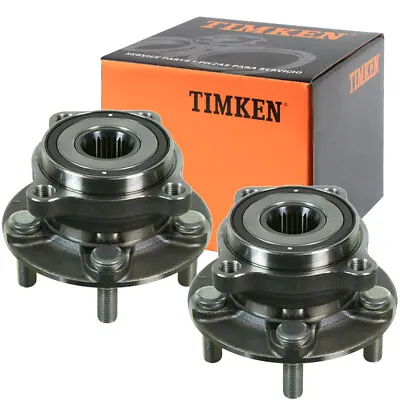 Pair TIMKEN Front Wheel Hub & Bearing For 2005-2014 Subaru Outback W/ABS 5 Lug • $132.41