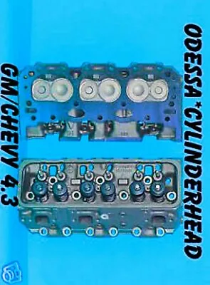 2 Gm Chevy S10 Astro Van 4.3 Cylinder Heads Cast Iron Rebuilt • $538.20