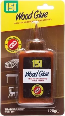 £4.90 • Buy 151 Wood Glue Adhesive Non Toxic Fast Super Strong Diy Repair Quick Fast Dry
