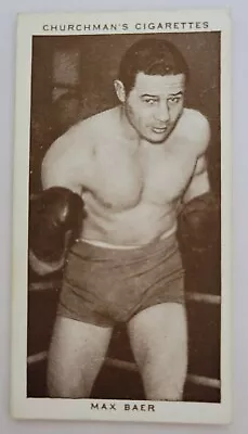 1938 Churchman's Cigarettes Boxing Celebrities Max Baer #3 • $20