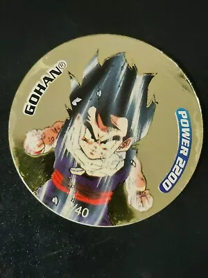 GOHAN   2/40 - GOLD DBZ Tazo Dizk - Series 1 - 2200 Max Power Level • $79