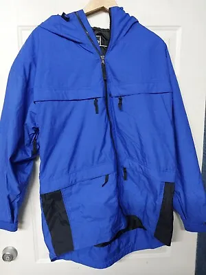 Obermeyer Men’s Blue Hooded Ski Full Zip Outdoor Sports Jacket Size Large  • $35