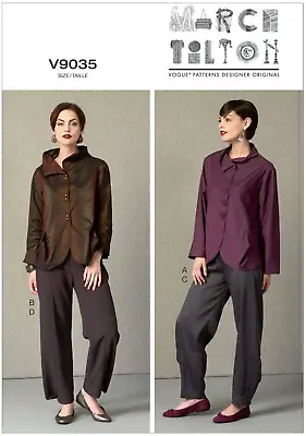 Vogue V9035 Misses Jacket And Pants Sewing Pattern Size 6-14 Or 14-22 • $10.95
