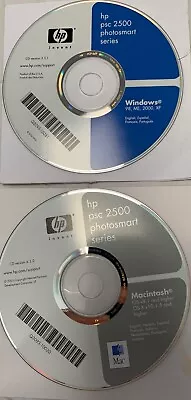 Hp Psc 2500 Photosmart Series Cd • $19.99