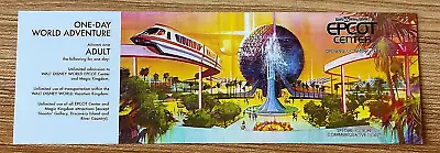 Unused~wdw~mint Condition~1982~epcot Center~special Edition Commemorative Ticket • $299.99