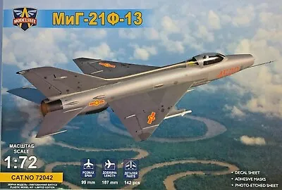 1/72 Cold War Fighter : Mikoyan Mig-21F-13 [5 X Schmes] #72042 : MODELSVIT • $27.50