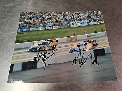 NHRA Matt Hagan & Mike Neff 2009 Topeka 8x10 Autographed Photo • $14.99