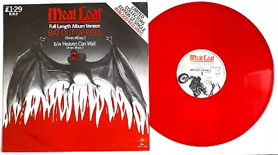 Ex/ex Meatloaf Bat Out Of Hell 12  Red Vinyl  Meat Loaf  • £32.99