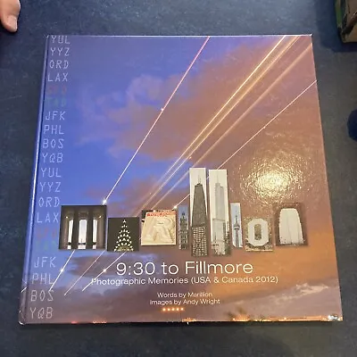 Marillion 9:30 To Fillmore USA Canada Tour Book 2012 Rare • £50