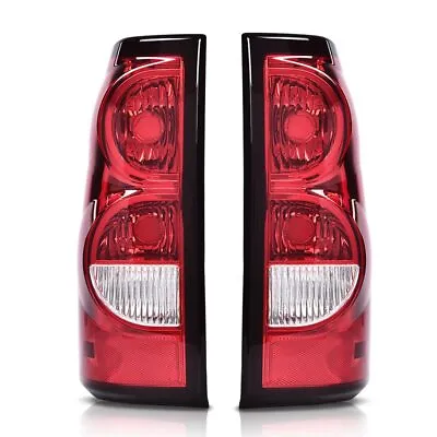 Fit For 2003-2006 Chevy Silverado Pickup Red Clear Tail Lights Replacement • $39.90