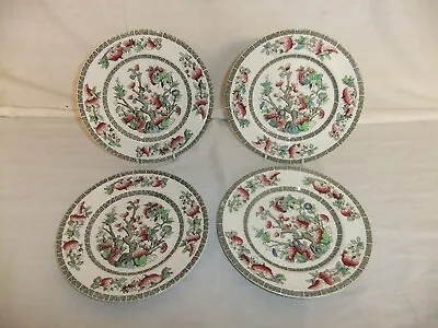 C4 Pottery Johnson Brothers Indian Tree - Set Of 4 Salad Plates 20cm - 1B3E • £11.99