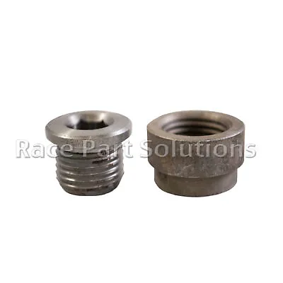 Race Part Solutions Mild Steel O2 Sensor Bung And Stainless Steel Plug Kit 02 • $12