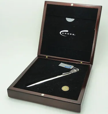Cross  Limited Edition Fountain Pen Sterling Silver With 18K Gold Nib New In Box • $179.75