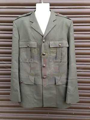 ROYAL MARINES SURPLUS No.5 LOVAT GREEN UNIFORM DRESS TUNIC WITH SUBDUED BUTTONS • £19.99