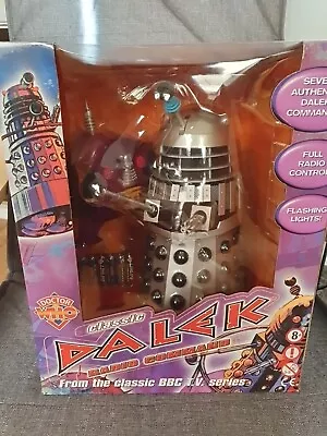 Doctor Who  12”  Radio Control Silver/black Dalek. Death To The Daleks Bnib Rare • £100