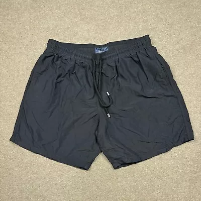 Vilebrequin Swim Trunks Mens Size 2XL Black Blue Board Shorts Beach Surfing • $59.95