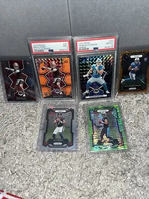 FOOTBALL - MYSTERY PACKS-10 Cards-4 Rookies-Look For PSA-Mem-Auto-1/1 READ • $8.75