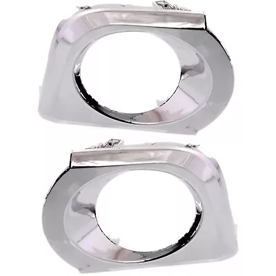 Fog Light Lamp Bezel Chrome Trim LH RH Kit Pair For Toyota 4Runner Truck New • $20.25