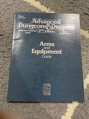 TSR AD&D 2nd Ed Arms And Equipment Guide • $20