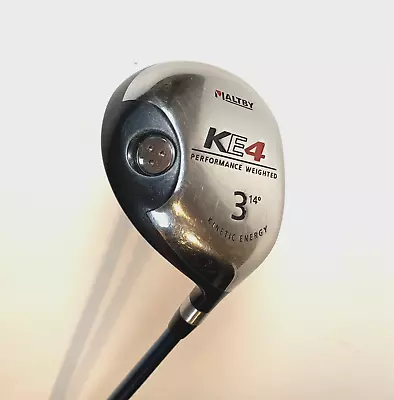 Maltby KE4 Men's 3 Wood 14* Degree Aldila VS Proto Blue By You 70g - Stiff Flex • $47.50