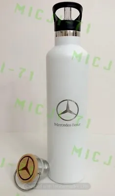 Mercedes Benz Stainless Steel Thermal Mug Tumbler Cup Travel Sport 40oz Two Caps • $44.99
