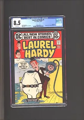 Laurel And Hardy #1 CGC 8.5 Only Issue. Based On The TV Cartoon Adaptation 1972 • £100.44