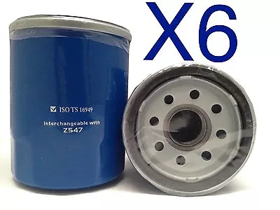 6X Oil Filter Fits Z547 Honda Accord Civic CRV Jazz Odyssey Nissan Infiniti • $24