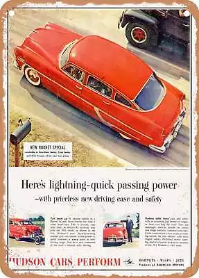 METAL SIGN - 1954 Hudson Hornet Special Four Door Sedan Vintage Ad • $21.95