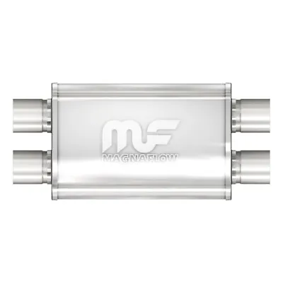 Straight-Through Performance Muffler; 2.5in. Dual/Dual; 4x14x9 Body • $152