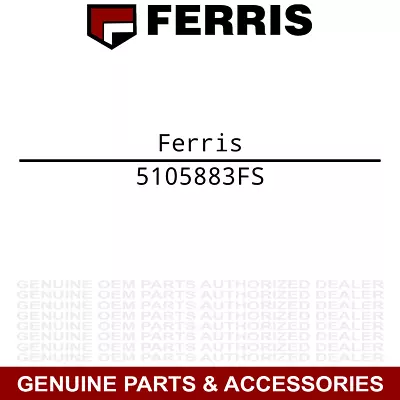 Ferris 5105883FS COVER 120 Spreader/Sprayer OEM Genuine Original Part • $94.95