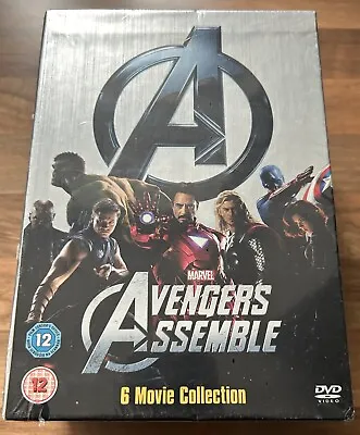 MARVEL'S THE AVENGERS ALL 6 MOVIES COLLECTION DVD Boxset Free P&P New Sealed B1 • £28.95