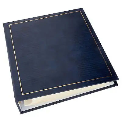 Pioneer Photo Albums 100 Magnetic Page 3-Ring Photo Album LM-100 Navy Blue • $14.83