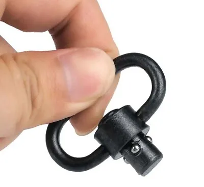 2PCS Heavy Duty Flush Push Button Quick Detach 1.25  Rifle QD Sling Swivel Mount • £6.35