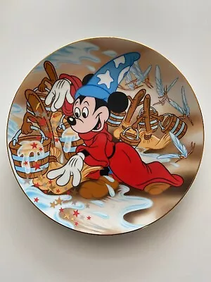 Disney Kenleys Fantasia Mickey Mouse (1940) Collectable Plate Japan Boxed • £12.95