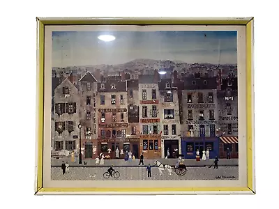 Michel Delacroix  Le Civette Parisienne   Framed Paris Street Taba 20 X 16 • $19