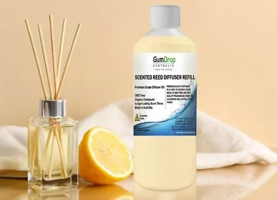 $40.95 • Buy HIGHLY SCENTED REED DIFFUSER OIL REFILL Premium Grade 1LT Bulk - Many Fragrances