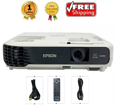 Epson VS240 3LCD Projector Portable 3000 Lumens HD 1080p SVGA Conference HDMI • $188.79