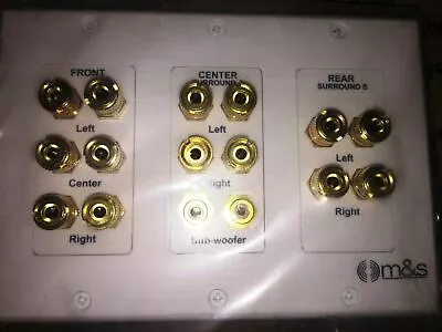 $35 • Buy M&S HTWP7: Home Theater Wall Plate (7.1 System) Linear