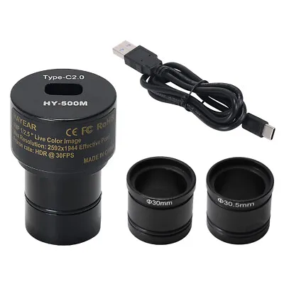 5MP CMOS USB2.0 Microscope  Digital Electronic Eyepiece Free Driver Z7Y0 • $51.24