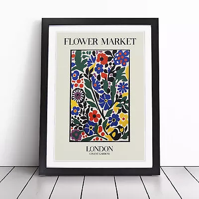 London Flower Market Exhibition 5 Wall Art Print Framed Canvas Picture Poster • £24.95