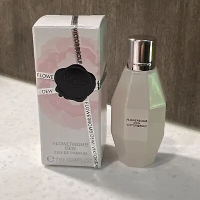 Flowerbomb Dew By Viktor & Rolf Eau De Parfum Mini Travel NEW IN BOX 7 ML .24 OZ • $14.50