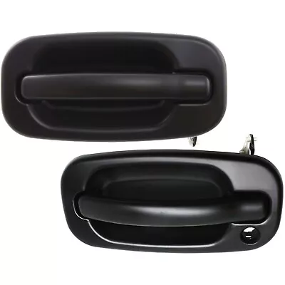 Pair Exterior Door Handles Set Of 2 Front Driver & Passenger Side For Chevy GMC • $27.08