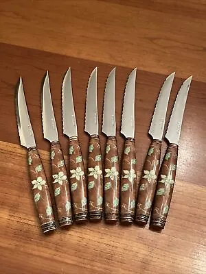 Pfaltzgraff Mission Flower 8 Steak Knives • $20