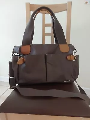 Storksak Taupe Brown Changing Bag VGC • £15